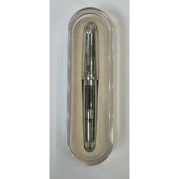 Ellington Pens Fountain Pen Clarity Transparent Clear & Blue NEW 2 PENS - Picture 6 of 11